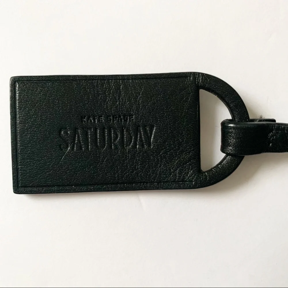KATE SPADE BLACK LEATHER CROSSBODY SATCHEL